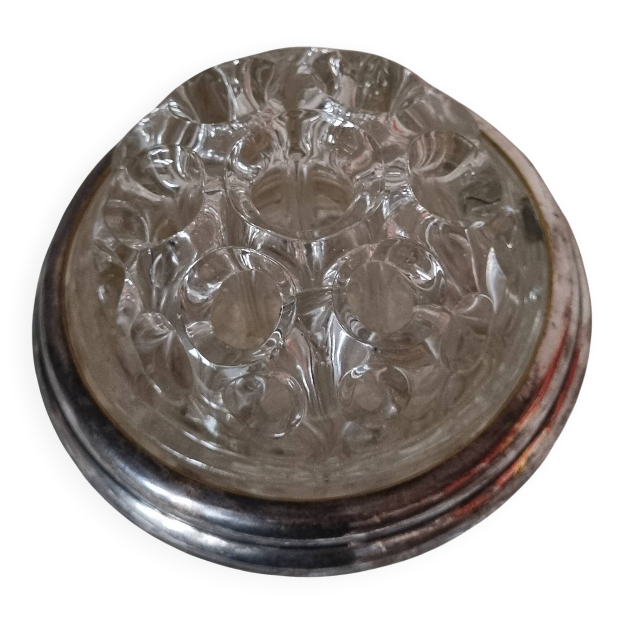 Frog flower picker in crystal