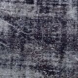 170x275 cm Dark Purpel vintage carpet, distressed dark purpel old carpet.