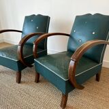 Pair of vintage armchairs