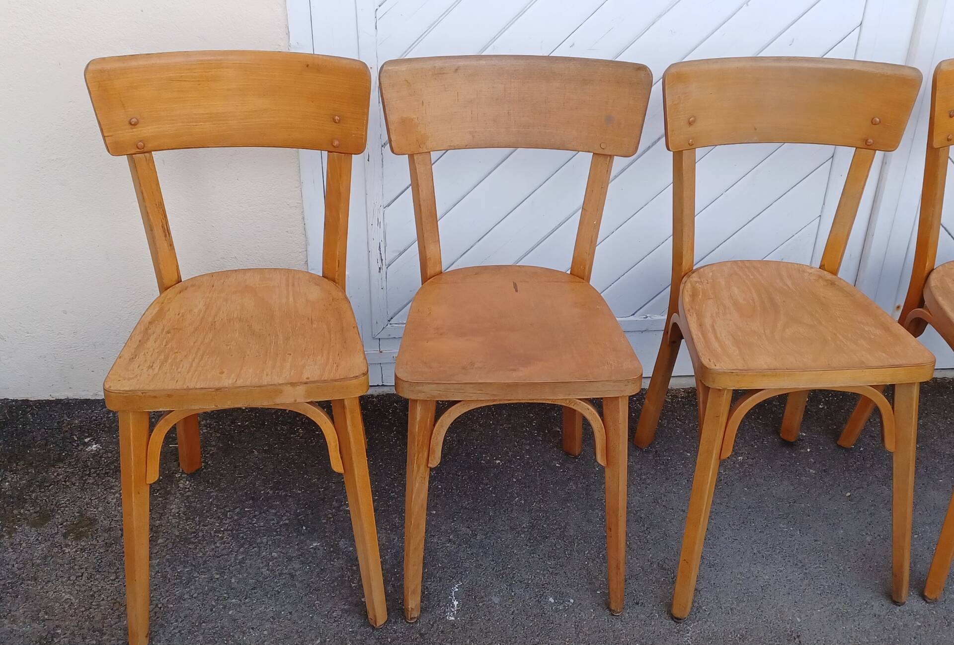 Lot de 6 chaises bistrot Baumann