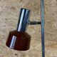 1960s 1970s Floor Lamp in Metal Space Age Design Mid Century