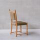 Set of six oak mid-century dining chairs