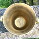 Brass Enamel Cloisonne cooler, French Floral Champagne Ice Bucket
