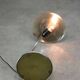 Mid-Century Italian Big Button Table Lamp in Chrome
