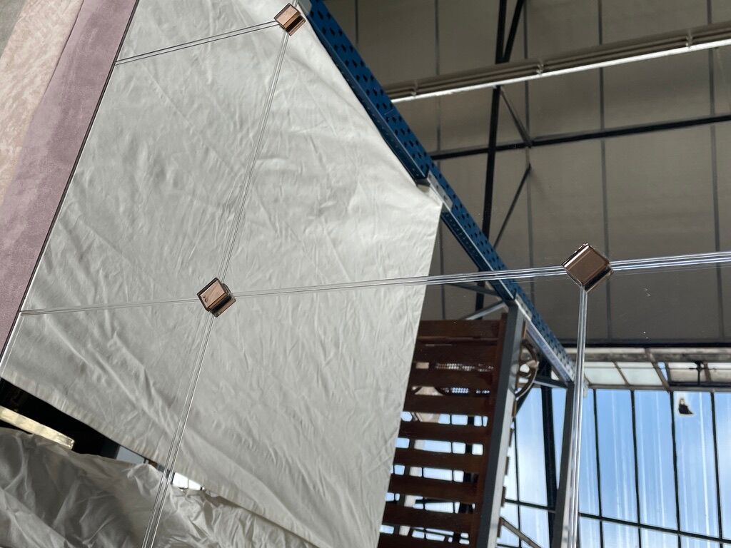 Mirror cabochons 163 x 110 cm