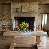 Monastery table in solid oak