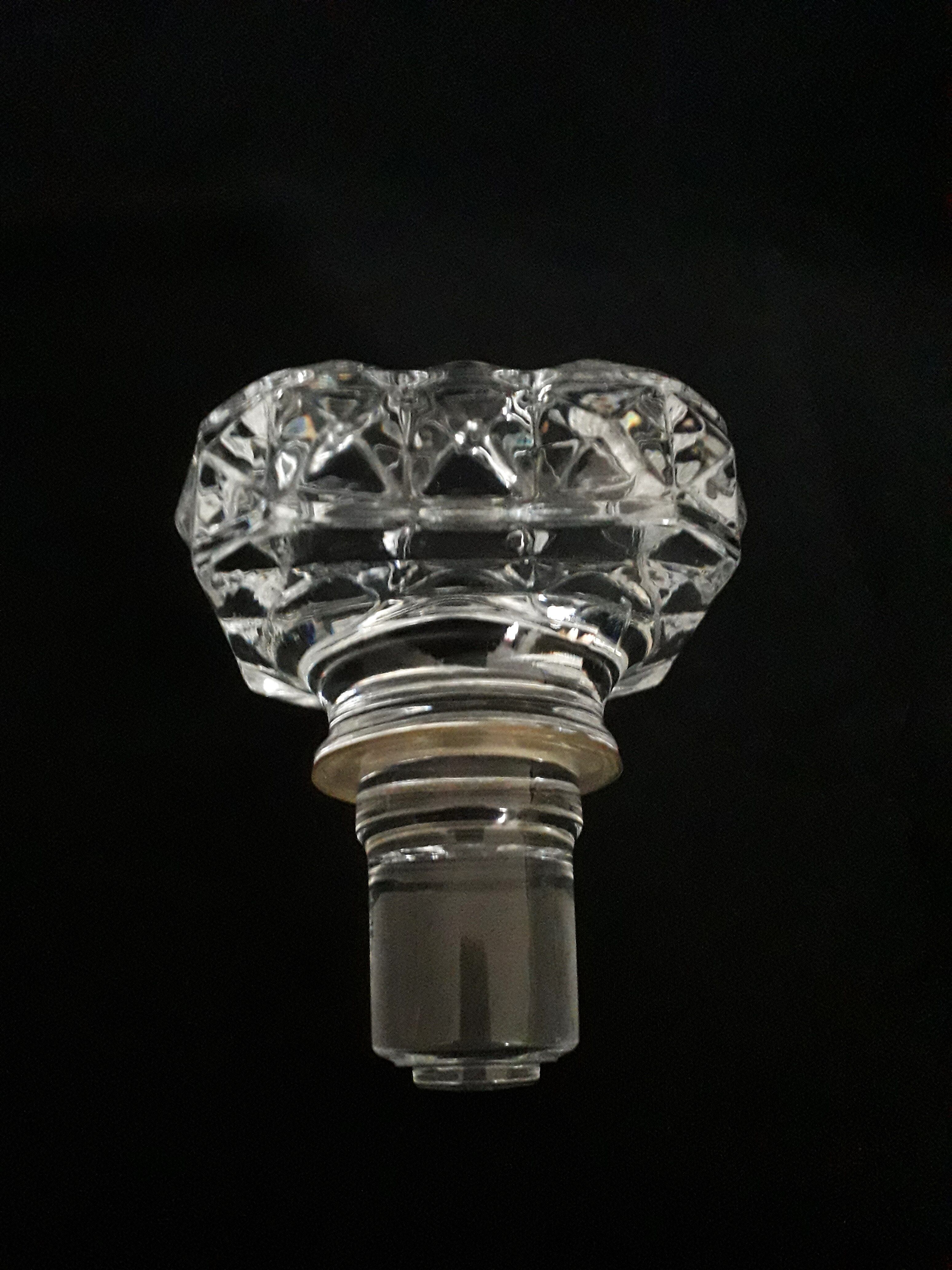 Vintage whisky decanter - Cristal d'arques model Villandry -1970