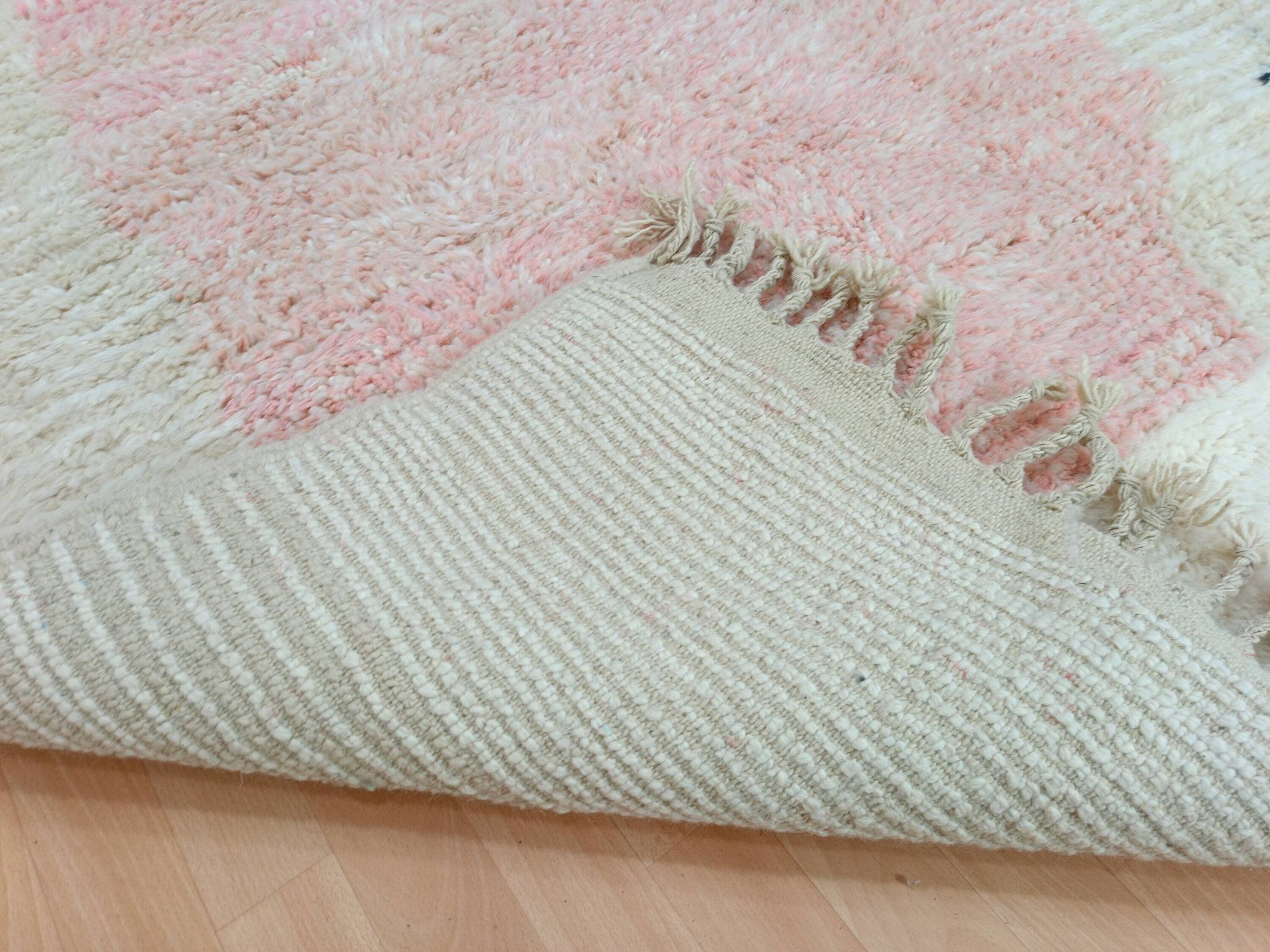 Grand tapis en laine marocain 2.5 x 1.5 m