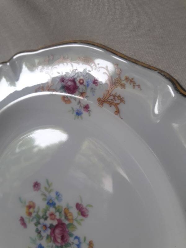25cm Limoges scalloped plate