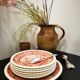 Set of 6 dessert plates and the Villeroy & Boch Rusticana serving dish