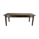 Table en bois antique avec 4 tiroirs