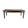 Table en bois antique avec 4 tiroirs