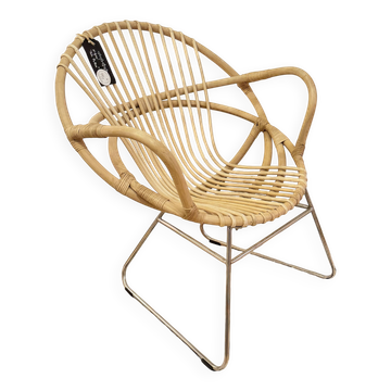Fauteuil rotin pols pote