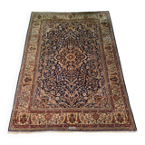 Tapis indien avec mélange de design « Ispahan »/« Kechan » des années 1980