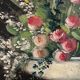 Old oil painting on wood of a bouquet of flowers signed Petit.