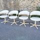 Vintage barber chair suite