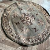 Tapis rond ancien