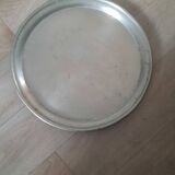 Silver metal tray