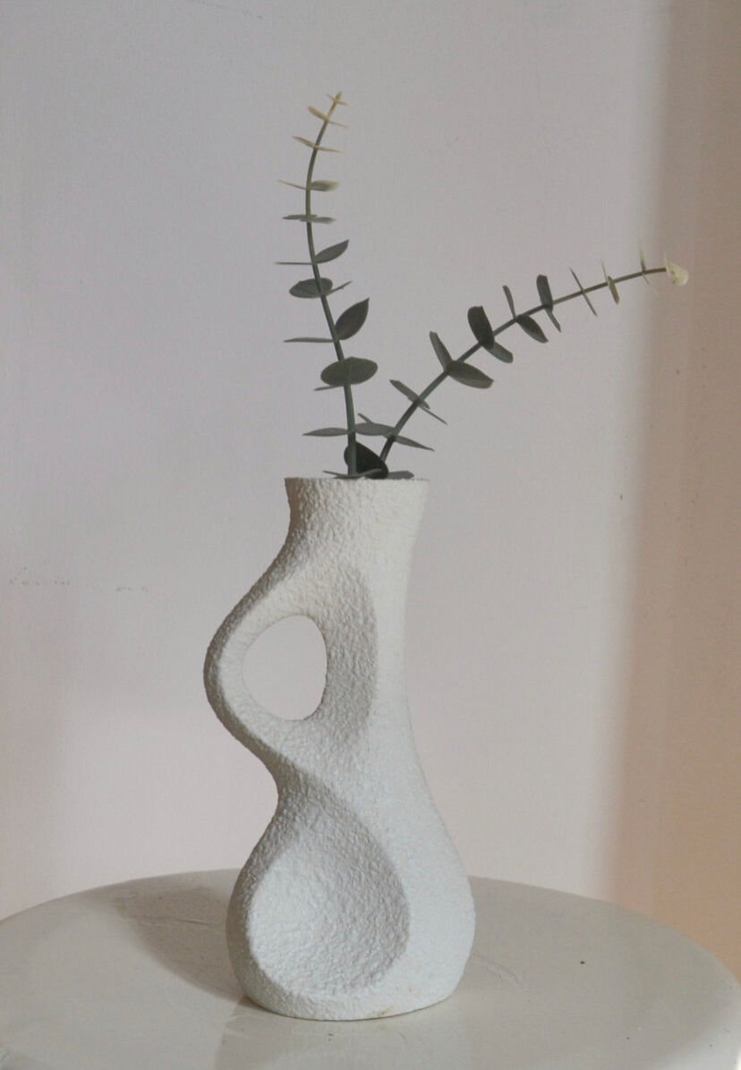 Design vase signed Sgrafo Modern in minimalist style