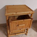 Bamboo bedside tables