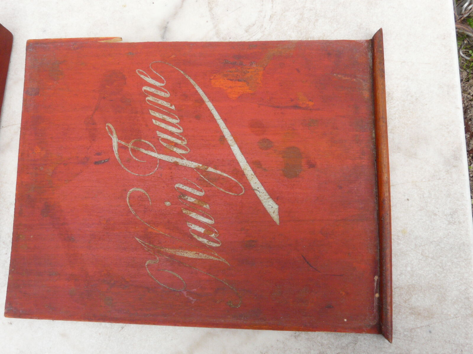 Ancient wooden yellow dwarf game