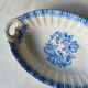 Antique oval dish with handles in earthenware