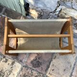 Scandinavian minimalist magazine rack