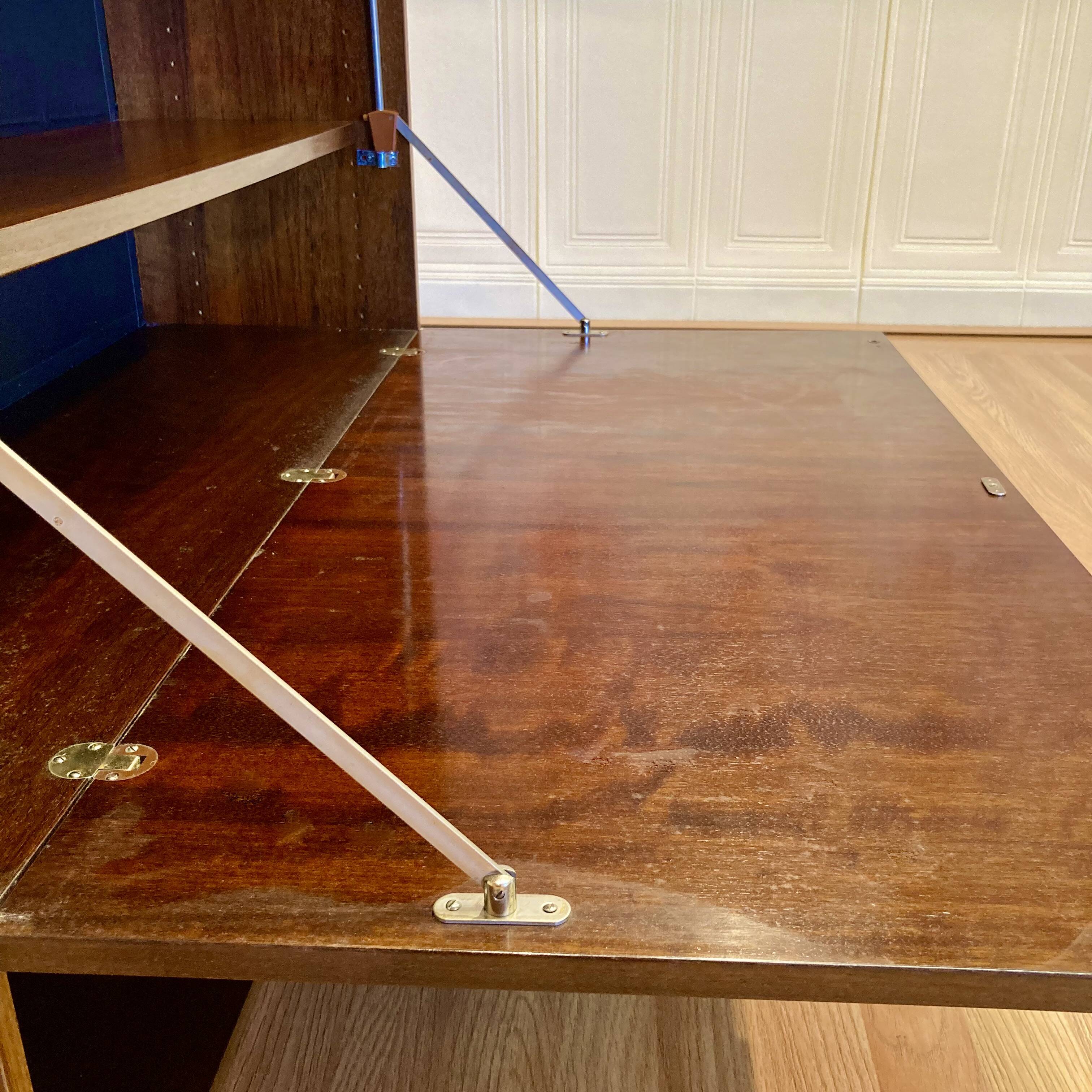 Suspended desk Scandinavian design 1950.