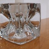 Bohemian crystal candle holder Rudolf Jurnikl for Rudolfova 60'S