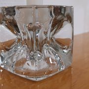Bohemian crystal candle holder Rudolf Jurnikl for Rudolfova 60'S