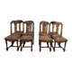 Suite de 8 chaises Néo-Renaissance en noyer