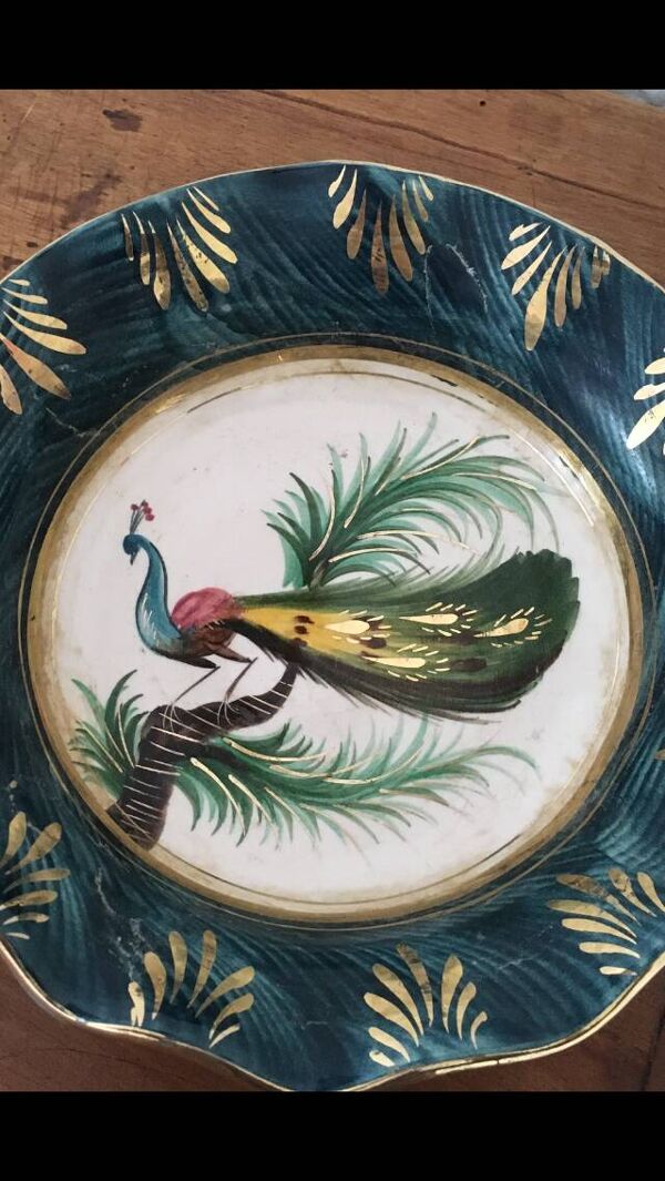 Plat vintage Hubert Bequet.