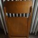 Vintage folding wooden heater chair