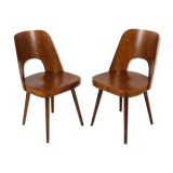 No. 515 Wooden Chairs by Oswald Haerdtl for TON, 1950s, Set of 2