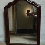 Louis Philippe mirror, mahogany, gendarme hat