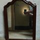 Louis Philippe mirror, mahogany, gendarme hat