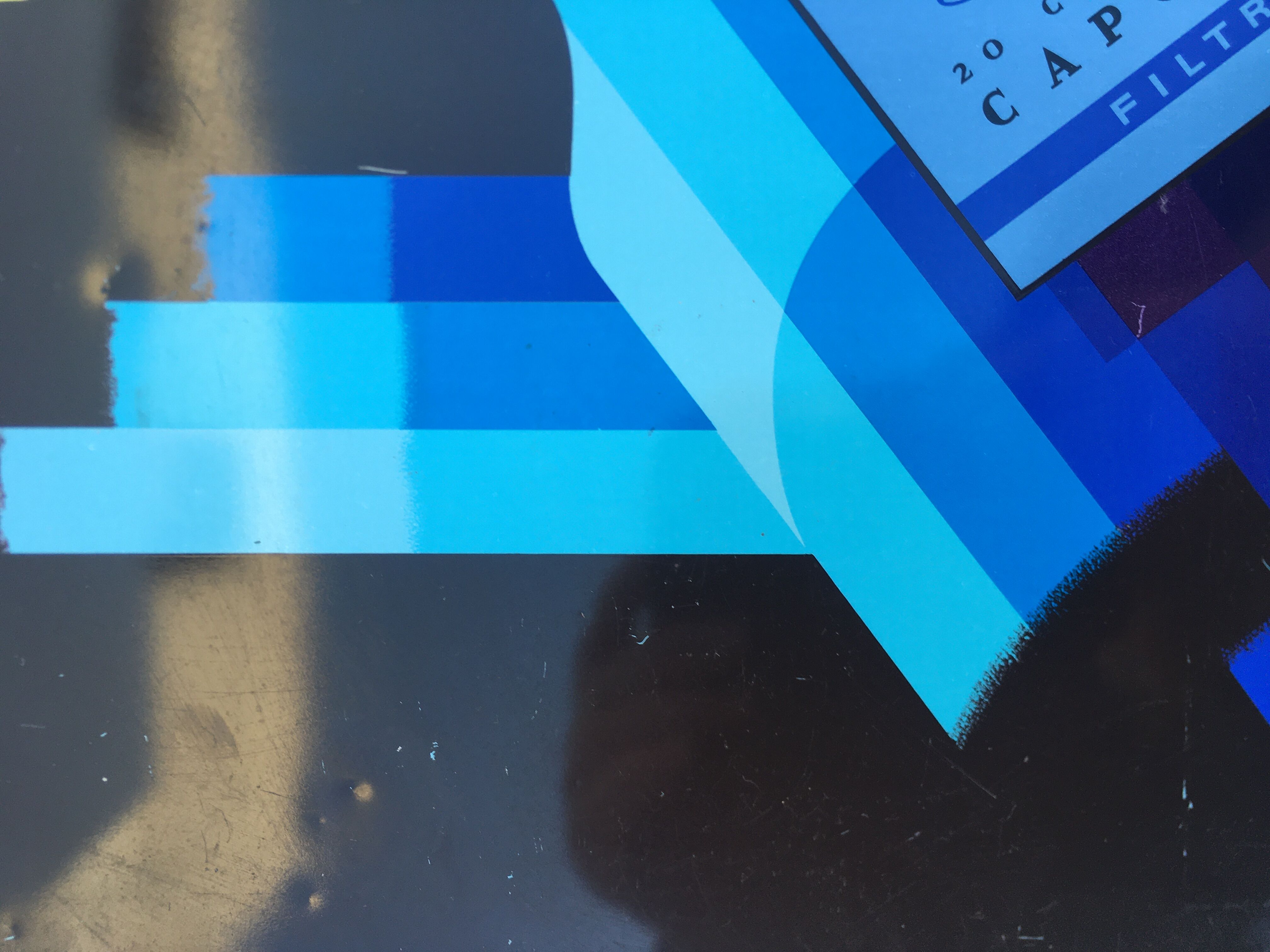 Gauloises Long advertising plate