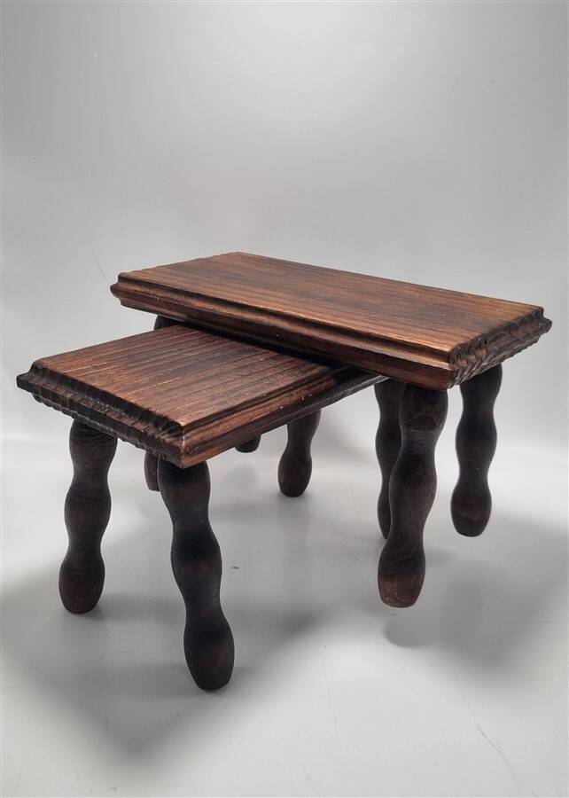 Pair of footrest stools