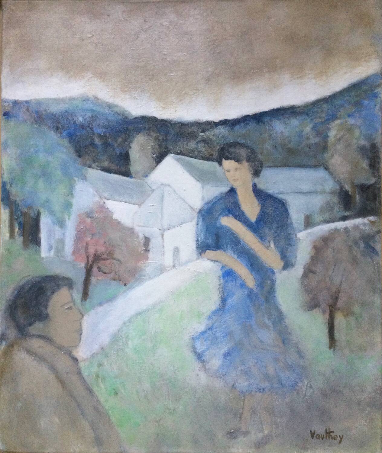 Oil on canvas by Pierre VAUTHEY