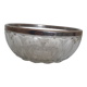 Glass salad bowl