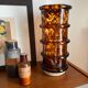 Vintage blown glass lamp "tortoiseshells"