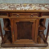 Meuble bas ancien de type buffet / dressoir / desserte style Louis XVI