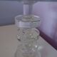 Superb crystal bowl on a 50 cm high pedestal, elegant and refined.