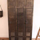 Former locker room metal industrial 3 doors.