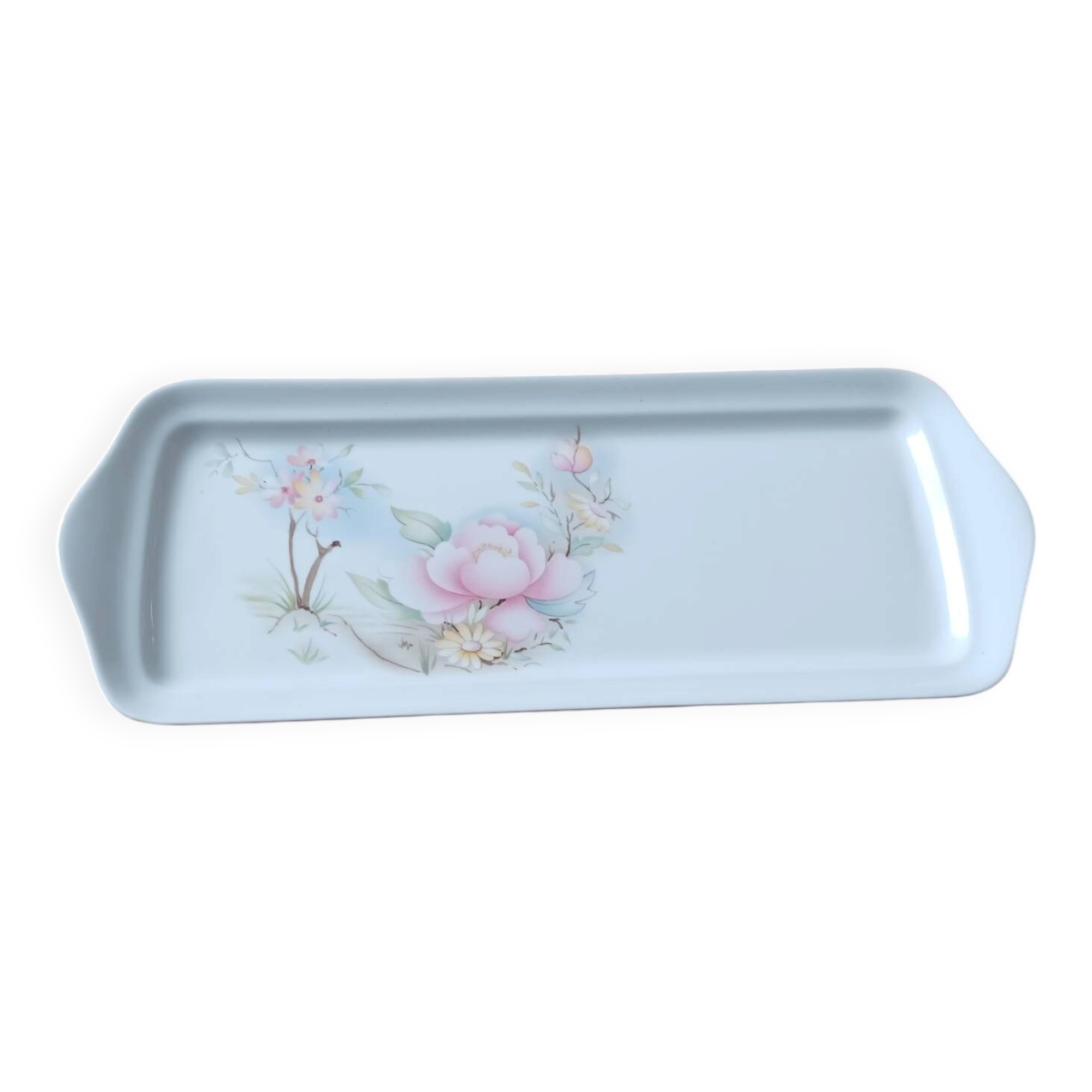 Porcelain cake dish the swallow