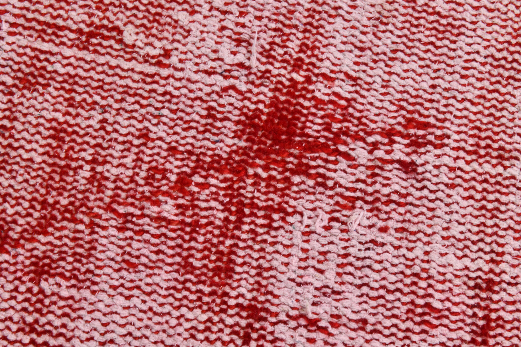 Pale red modern vintage rug