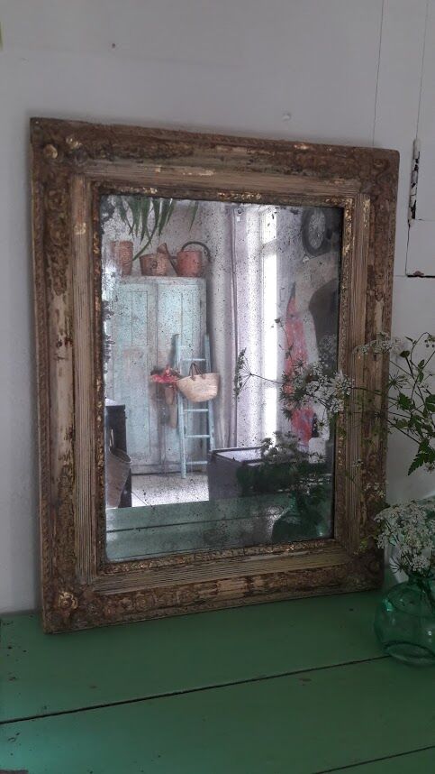 Antique mirror 55 x 43cm