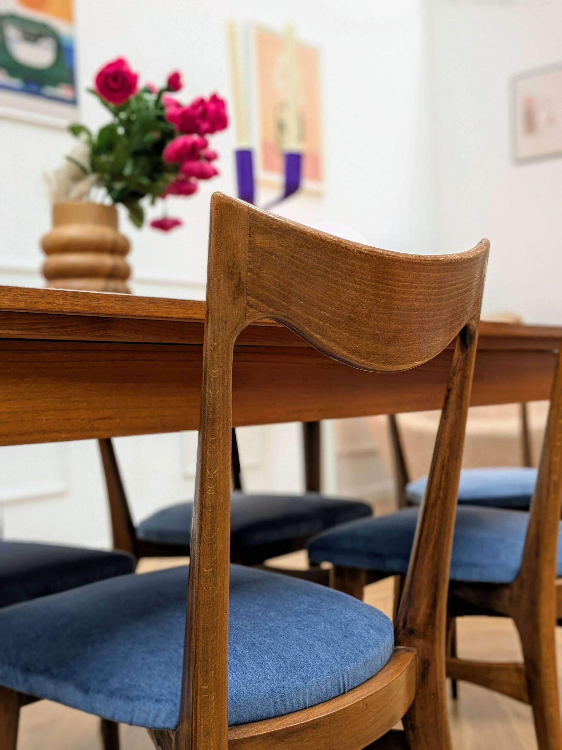 Set of 6 Scandinavian chairs