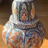 Potiche faience de desvres bird