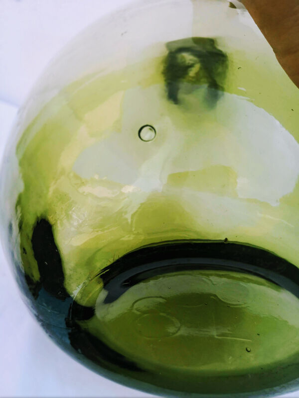 Demijohn green 8 liters